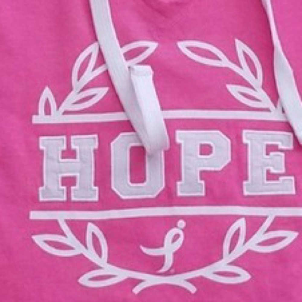 Susan B. Komen HOPE Hooded Sweatshirt Sz M